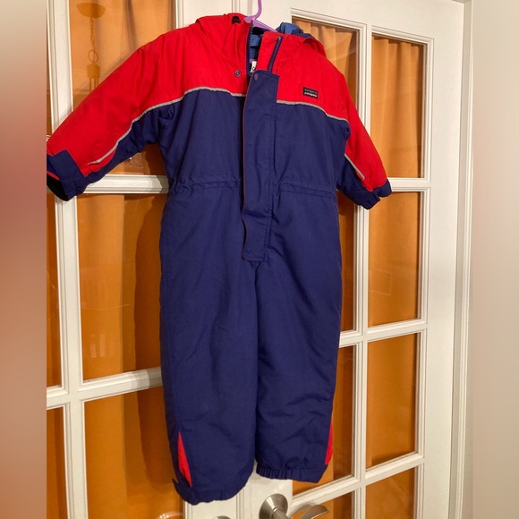 Patagonia Toddler Snowsuit - blue & red, GUC - Picture 2 of 15